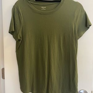 Madewell Basic Green Tee